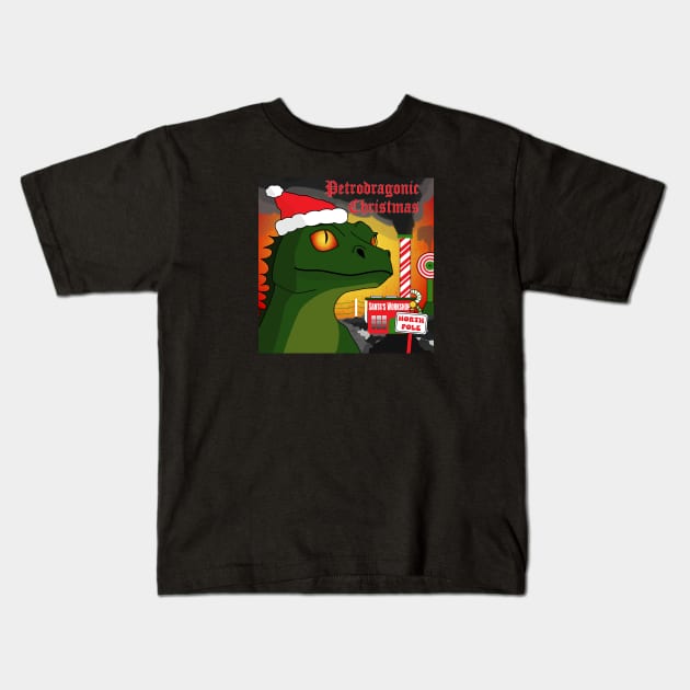 King Gizzard and the Lizard Wizard - Petrodragonic Christmas Kids T-Shirt by skauff